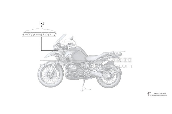 BMW R1200GS Adventure 2014 - Marrone