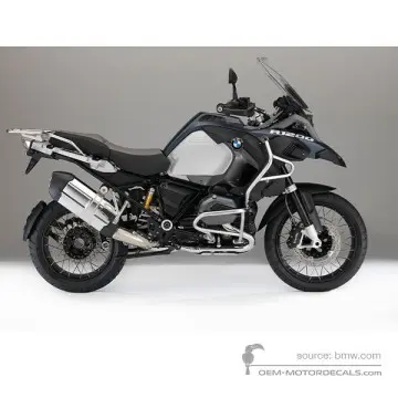 BMW R1200GS Adventure 2015 - Blauw - Ozean-blau metallic matt
