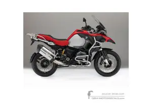 Adesivi per BMW R1200GS Adventure 2016 - Rosso • BMW Adesivi OEM