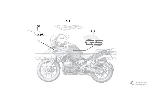 BMW R1250GS 2018 - White