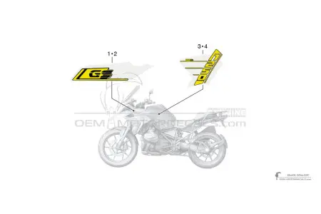 BMW R1250GS 2021 - Amarillo
