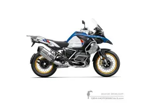Pegatinas para BMW R1250GS Adventure 2019 - Azul Blanco • BMW Pegatinas OEM