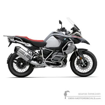 BMW R1250GS Adventure 2020 - Szary - Ice gray solid paint
