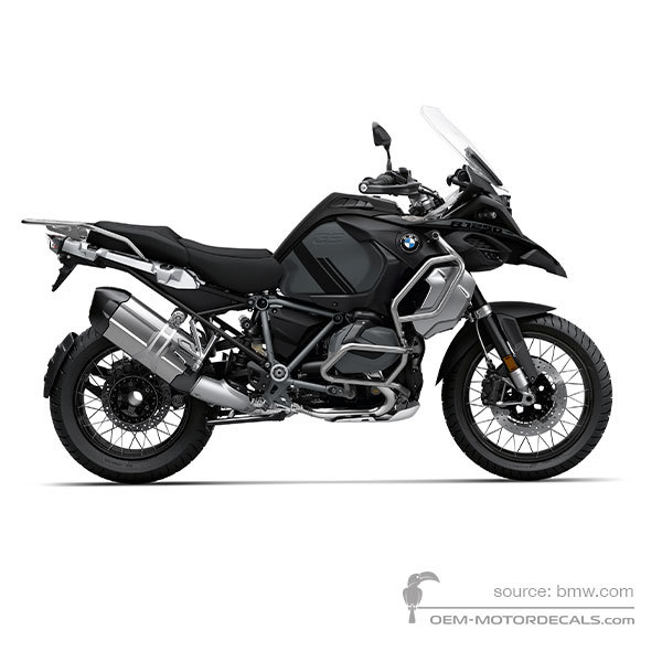 OEM Decals BMW R1250GS Adventure 2021 Black Original Stickers