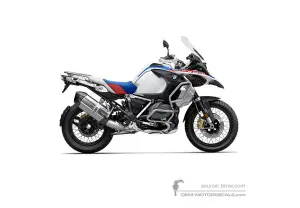 Pegatinas para BMW R1250GS Adventure 2021 - Azul Blanco • BMW Pegatinas OEM