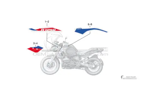 BMW R1250GS Adventure 2022 - Azul Blanco