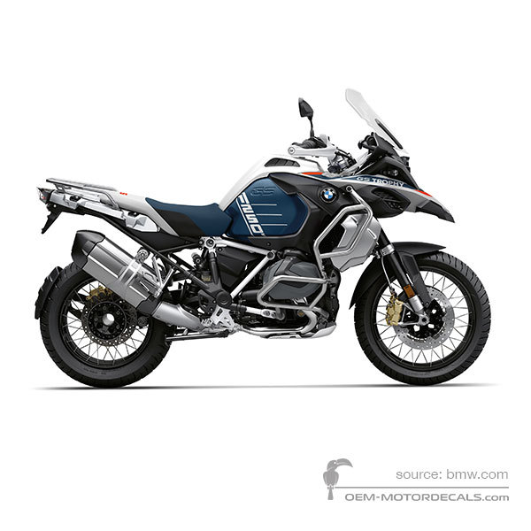 Decals for BMW R1250GS Adventure 2024 - Blue • BMW OEM Decals