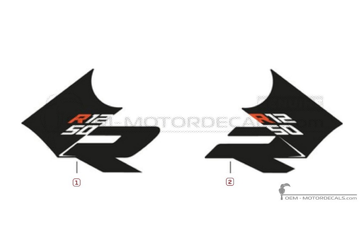 Decals for BMW R1250R 2023 • BMW OEM Decals