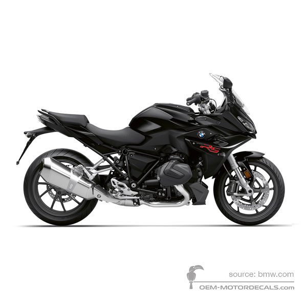 Autocollants pour BMW R1250RS 2021 - Noir • BMW Autocollants OEM