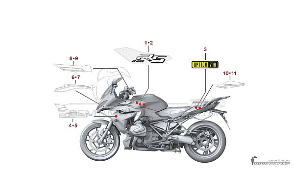 BMW R1250RS OPTION 719 2022 - Marrone