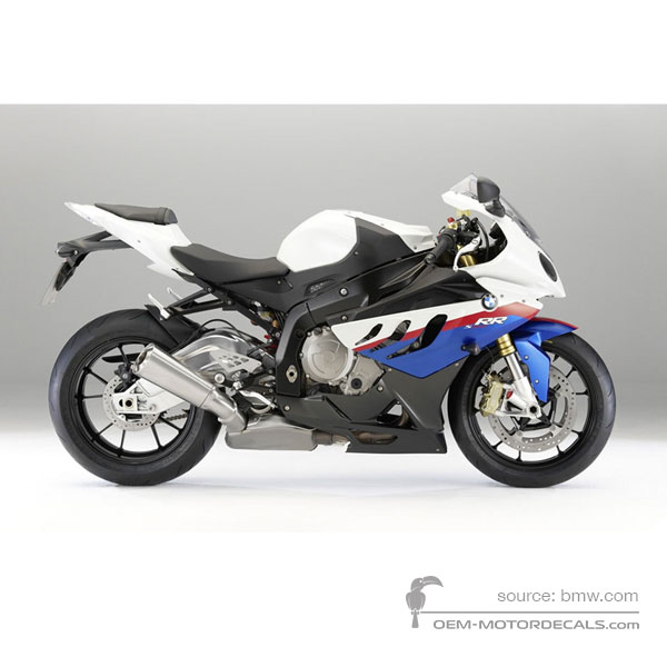 Stickers voor BMW S1000RR 2010 - Wit • BMW OEM Stickers