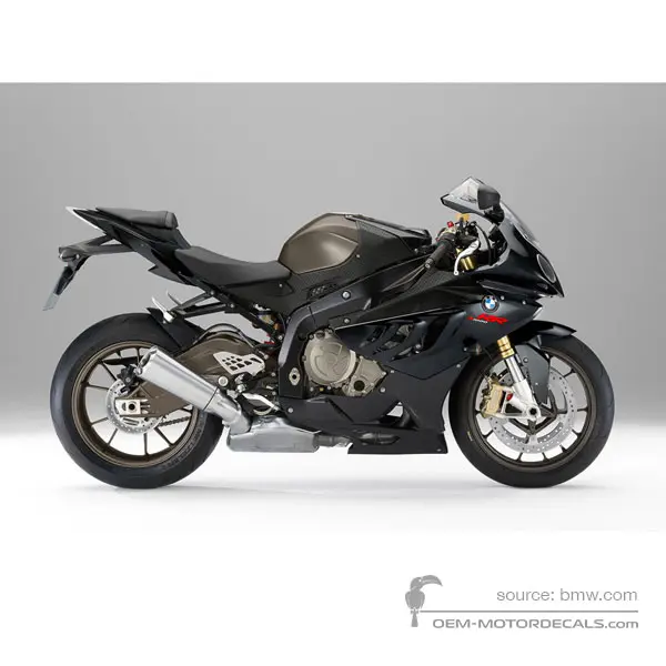 BMW S1000RR 2010 - Gris - Thunder-grey metallic