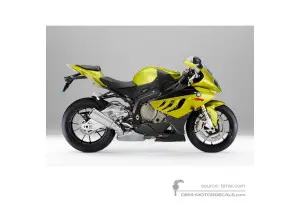 Pegatinas para BMW S1000RR 2010 - Verde • BMW Pegatinas OEM