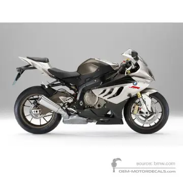 BMW S1000RR 2010 - Plata - Mineral-silver metallic