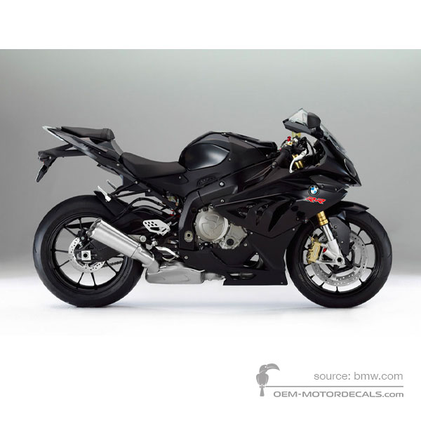 Aufkleber für BMW S1000RR 2013 - Schwarz • BMW OEM-Aufkleber