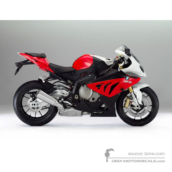 Aufkleber für BMW S1000RR 2013 - Rot • BMW OEM-Aufkleber