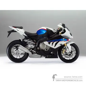 BMW S1000RR 2012 - Blanco - Alpin-weiss / Lupin-blau / Magma-rot