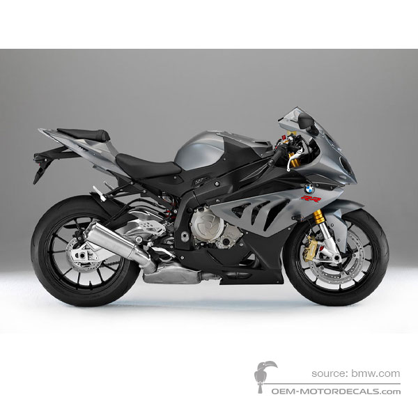 Aufkleber für BMW S1000RR 2013 - Grau • BMW OEM-Aufkleber