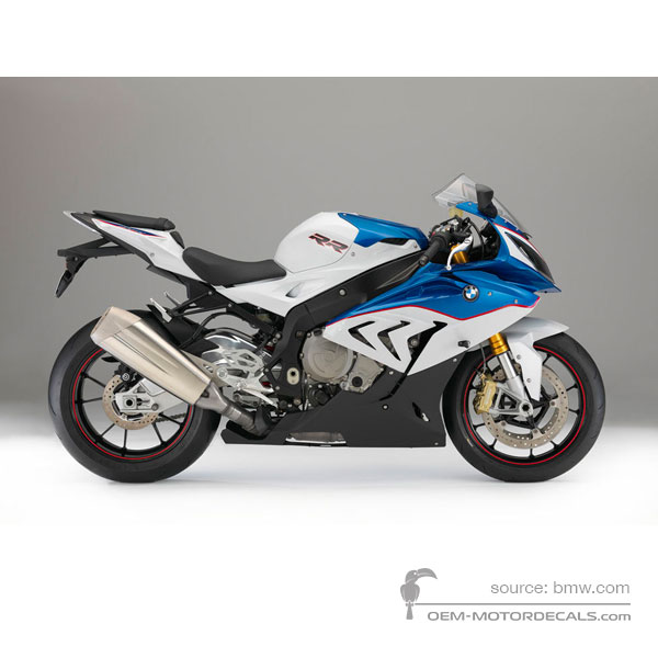 Aufkleber für BMW S1000RR 2016 - Weiss • BMW OEM-Aufkleber