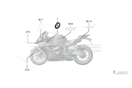 BMW S1000RR 2015 - Blanc