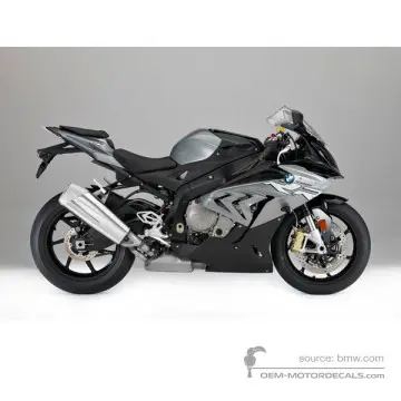 BMW S1000RR 2017 - Szary - Granit-grau met. / Black-storm met.