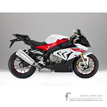 BMW S1000RR 2017 - Czerwony - Racing-red uni / Light-white uni