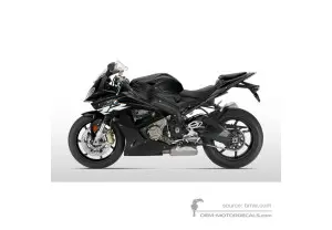 Pegatinas para BMW S1000RR 2018 - Negro • BMW Pegatinas OEM