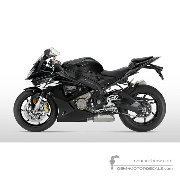 Decals for BMW S1000RR 2018 - Black • BMW OEM Decals