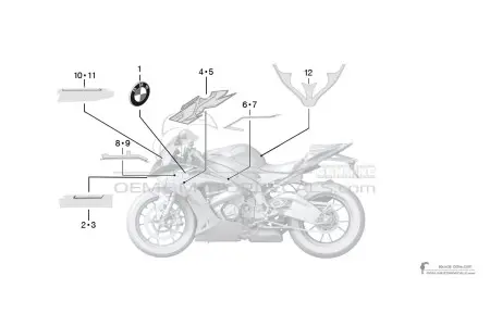 BMW S1000RR 2017 - Blanco