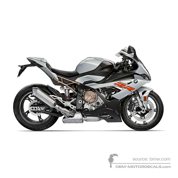 Decals for BMW S1000RR 2020 - Silver • BMW OEM Decals