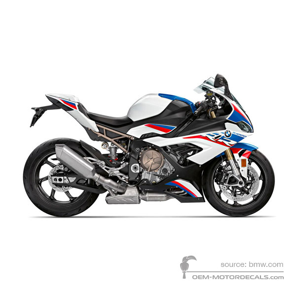 Decals for BMW S1000RR 2020 - White • BMW OEM Decals