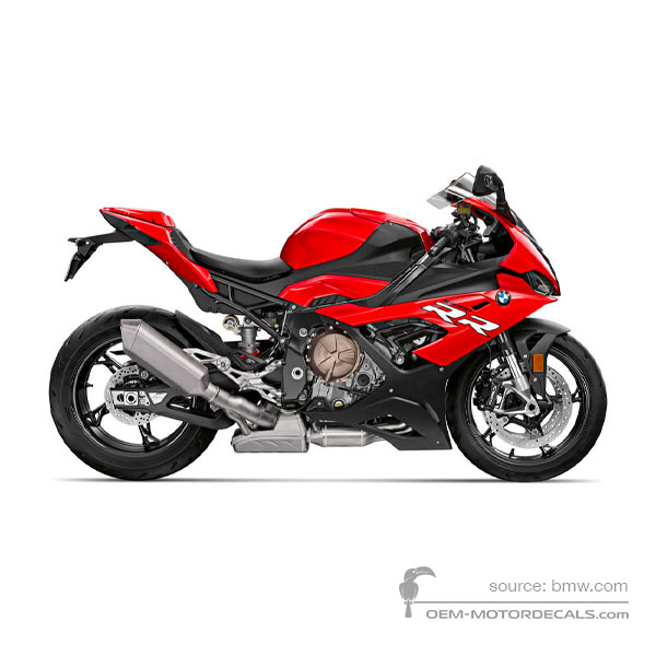 Decals for BMW S1000RR 2020 - Red • BMW OEM Decals