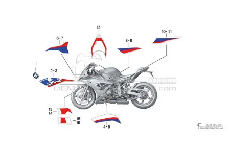 BMW S1000RR 2019 - Blanco