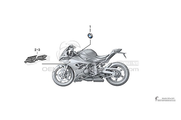 BMW S1000RR 2019 - Srebrny