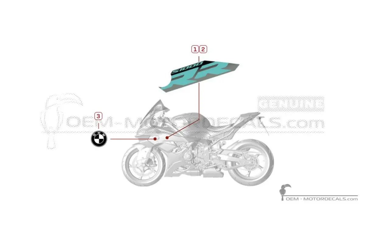 Pegatinas para BMW S1000RR 2025 • BMW Pegatinas OEM