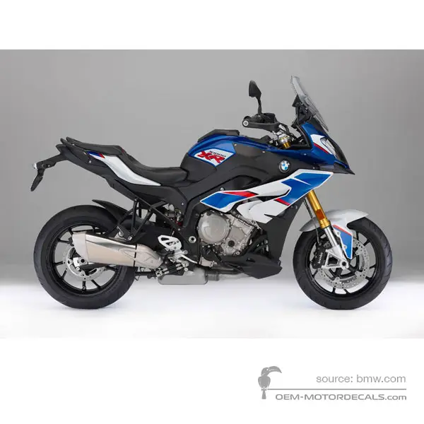 BMW S1000XR 2018 - Blanco - Light-white / Racing-blue met / Racing-red