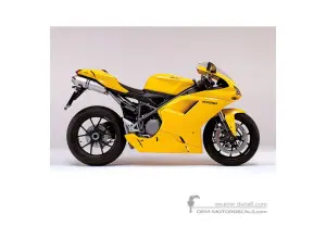 Aufkleber für Ducati 1098 2007 - Gelb • Ducati OEM-Aufkleber