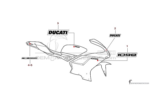Ducati 1098 2007 - Rojo