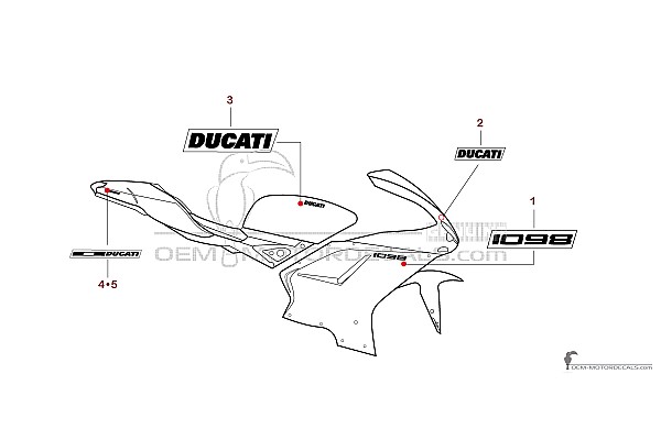 Ducati 1098 2007 - Amarillo