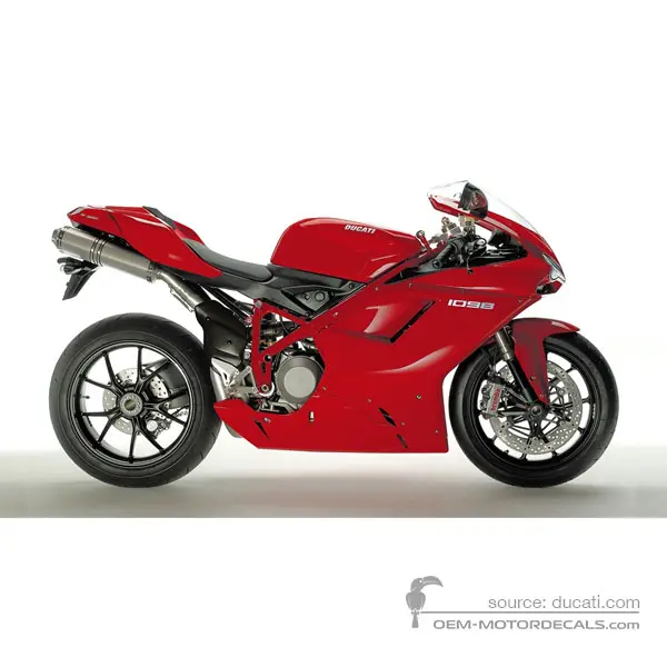 Ducati 1098 2008 - Rouge - Ducati Red