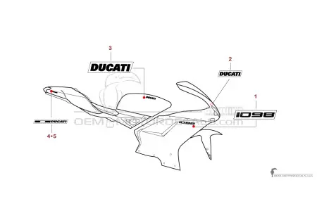 Ducati 1098 2008 - Jaune