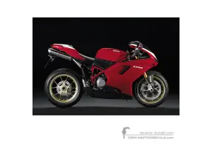 Pegatinas para Ducati 1098 R 2008 - Rojo • Ducati Pegatinas OEM