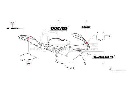 Ducati 1098 R 2008 - Rosso
