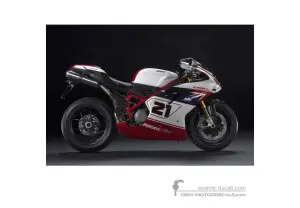 Pegatinas para Ducati 1098 R BAYLISS LIMITED EDITION 2009 - Blanco • Ducati Pegatinas OEM