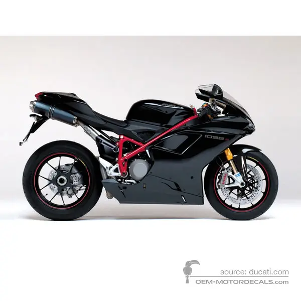 Ducati 1098 S 2008 - Noir - Midnight Black