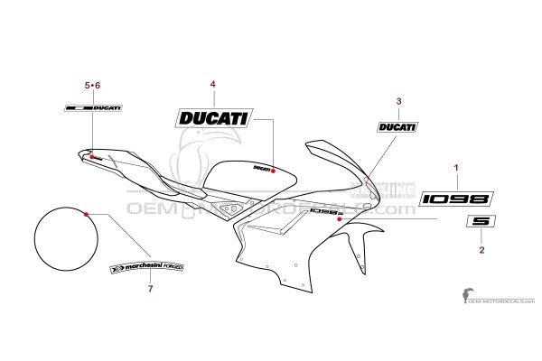 Ducati 1098 S 2008 - Negro