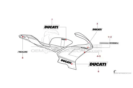 Ducati 1098 S 2008 - Rouge