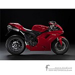 Ducati 1198 2009 - Rot