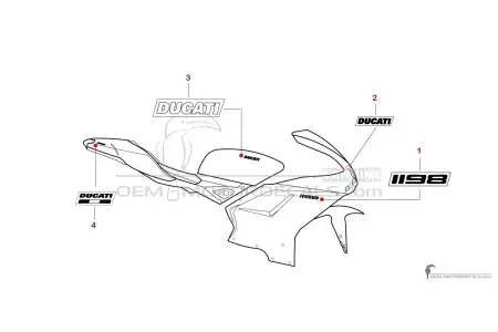 Ducati 1198 2009 - Czerwony