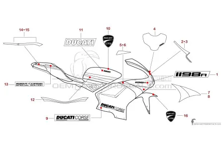 Ducati 1198 R CORSE 2010 Special Edition - Argent